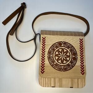 Wooden Handmade Bag Purse